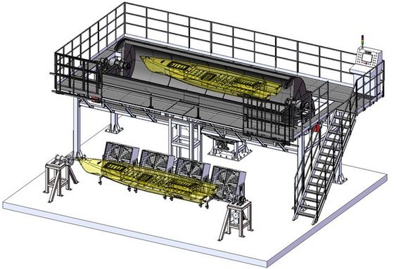 Forno dei produttori della macchina di Rotomoulding di rock-and-roll della barca