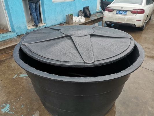 Serbatoio d'acqua verticale Stampo rotazionale Materiale in acciaio mite Serbatoio septico di combustibile di plastica Stampo rotazionale