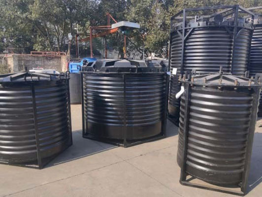 1000L Plastic Water Tank Mould Design Sheet Metal Mould Aluminium Rotomolding Pace d'animo