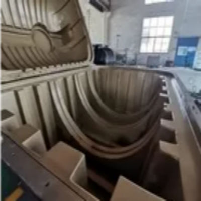 Processo di fusione a pressione Stampo di rotomoulding per serbatoi settici da 5000L Stampo di serbatoi di acciaio