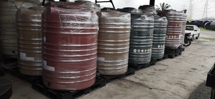 Serbatoio d'acqua verticale Stampo rotazionale Materiale in acciaio mite Serbatoio septico di combustibile di plastica Stampo rotazionale