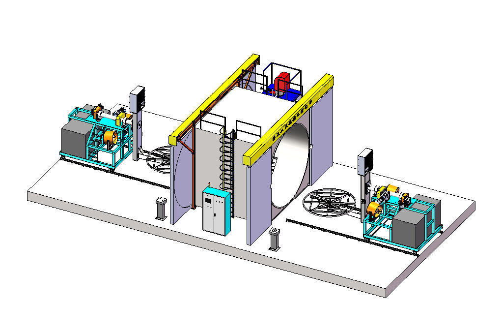 tipo della navetta della macchina di 4M Oven Rotomoulding Water Tank Making - 2 L braccio