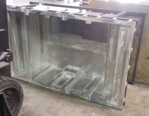 Stampo di rotomoulding in lega di alluminio con superficie liscia di design personalizzato